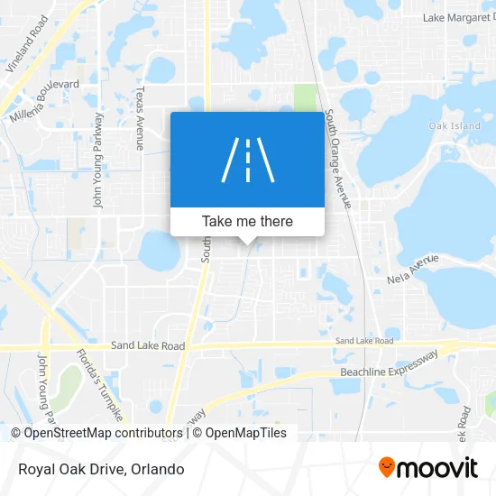 Royal Oak Drive map