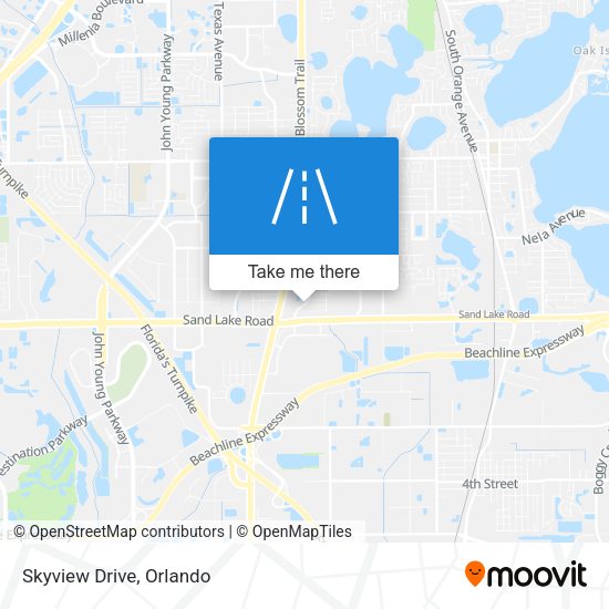 Skyview Drive map