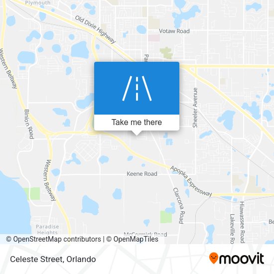 Mapa de Celeste Street