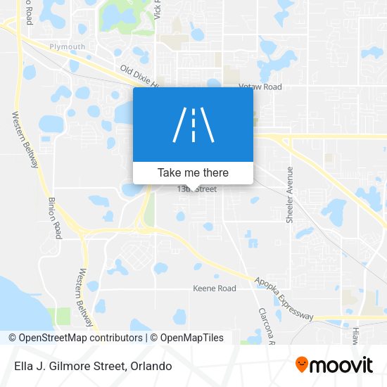 Mapa de Ella J. Gilmore Street