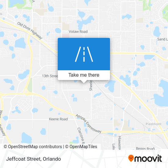 Mapa de Jeffcoat Street