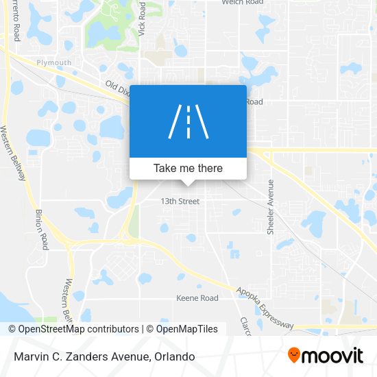 Marvin C. Zanders Avenue map