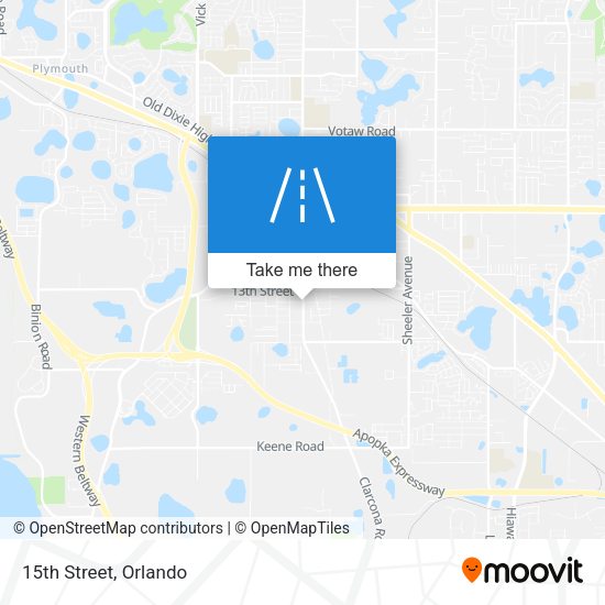 Mapa de 15th Street