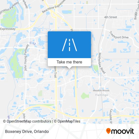 Mapa de Boxeney Drive