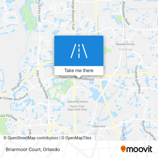 Briarmoor Court map
