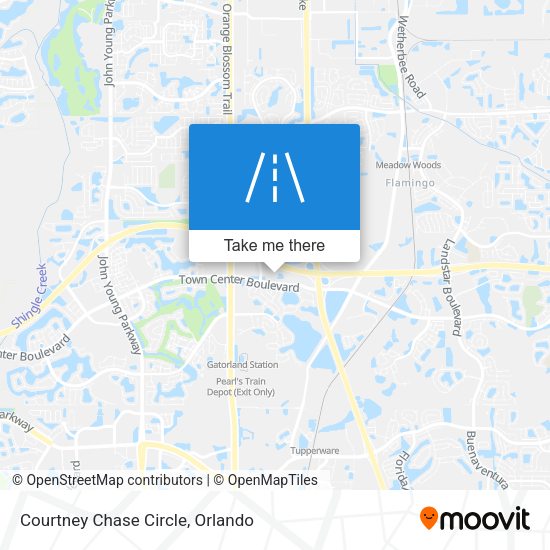 Mapa de Courtney Chase Circle