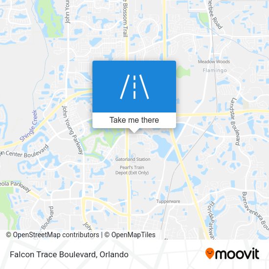 Falcon Trace Boulevard map