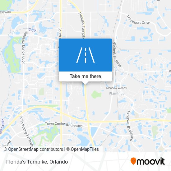 Florida's Turnpike map