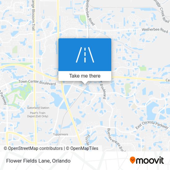Mapa de Flower Fields Lane