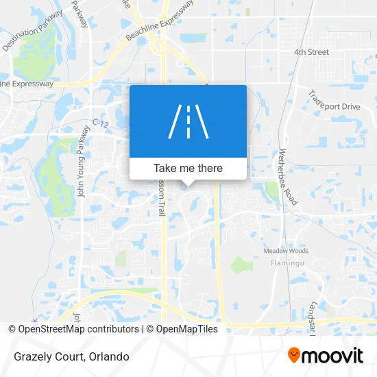 Grazely Court map