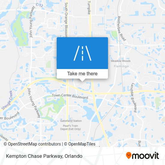 Kempton Chase Parkway map