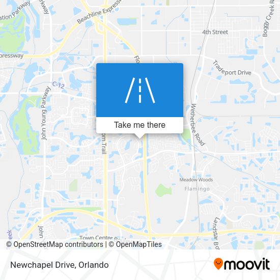 Mapa de Newchapel Drive