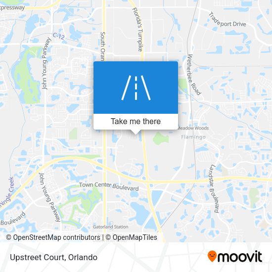 Mapa de Upstreet Court