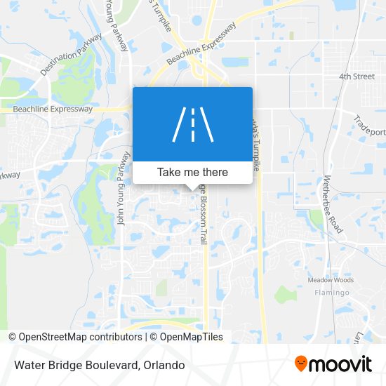 Water Bridge Boulevard map