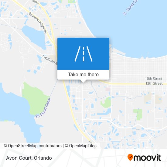 Mapa de Avon Court