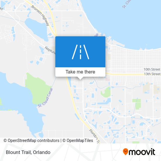 Mapa de Blount Trail