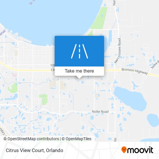 Citrus View Court map