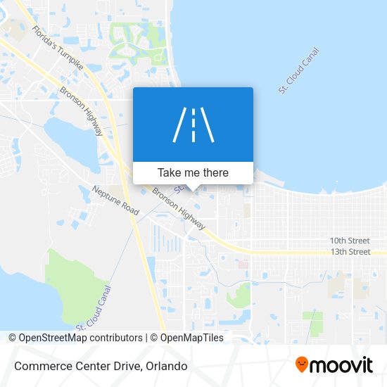Commerce Center Drive map