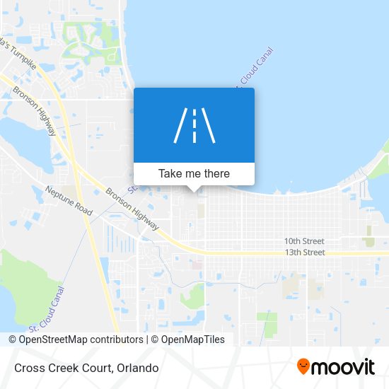 Mapa de Cross Creek Court