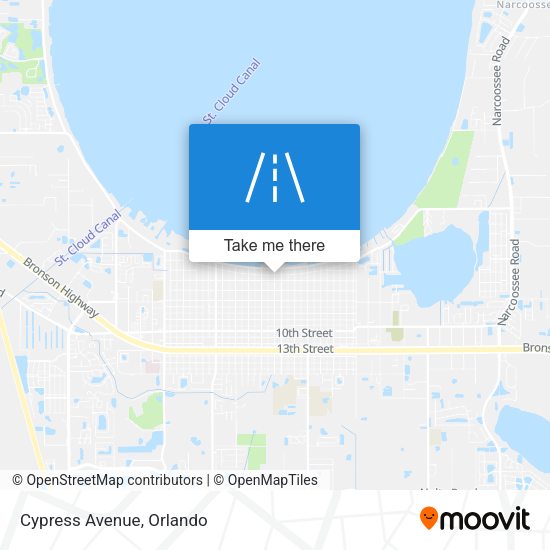 Mapa de Cypress Avenue