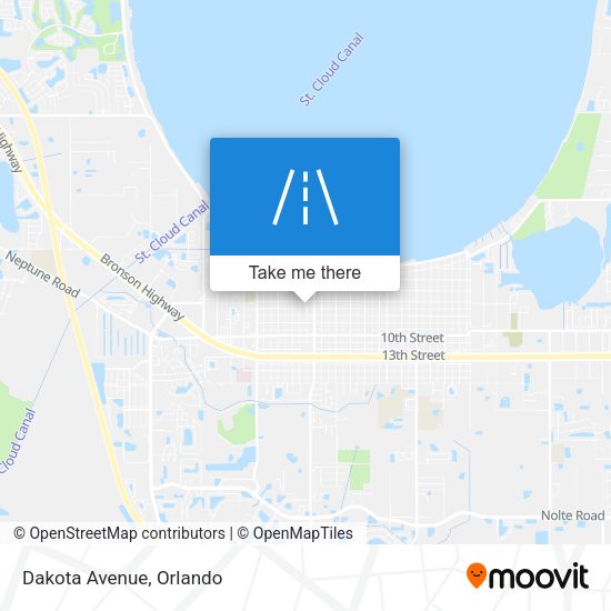 Mapa de Dakota Avenue