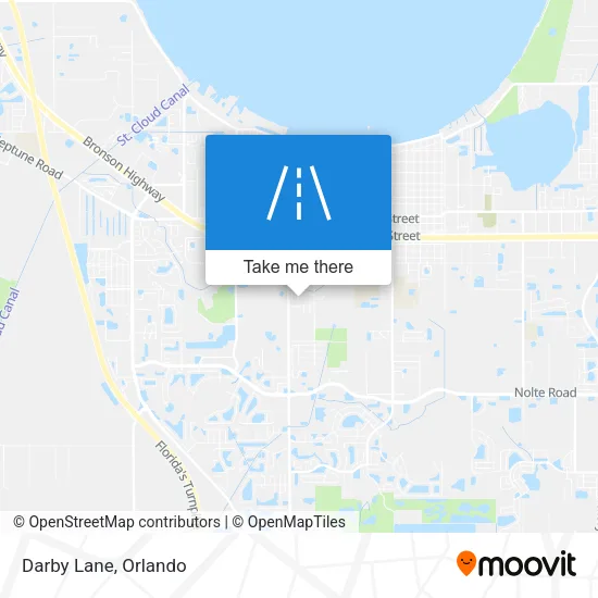 Darby Lane map