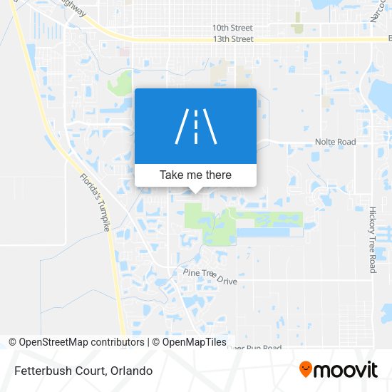 Mapa de Fetterbush Court