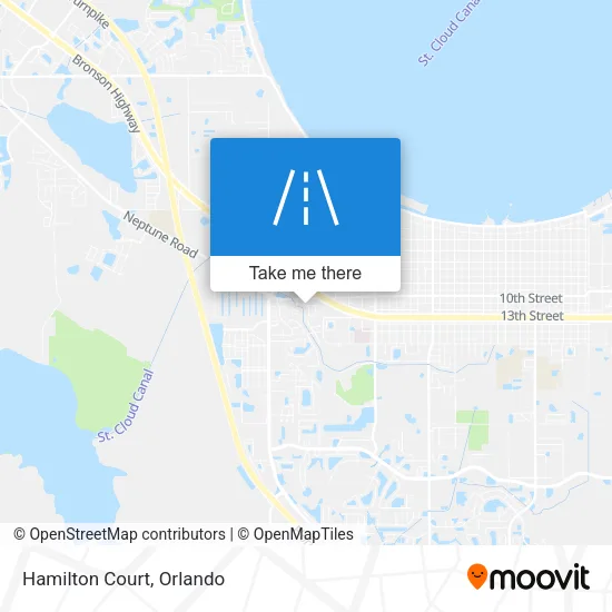 Hamilton Court map