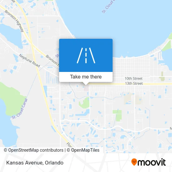 Kansas Avenue map