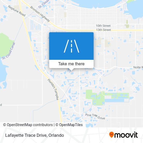 Mapa de Lafayette Trace Drive