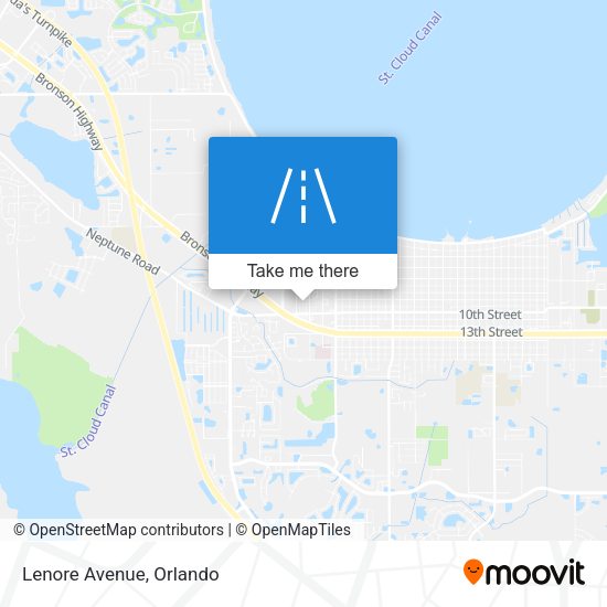 Mapa de Lenore Avenue