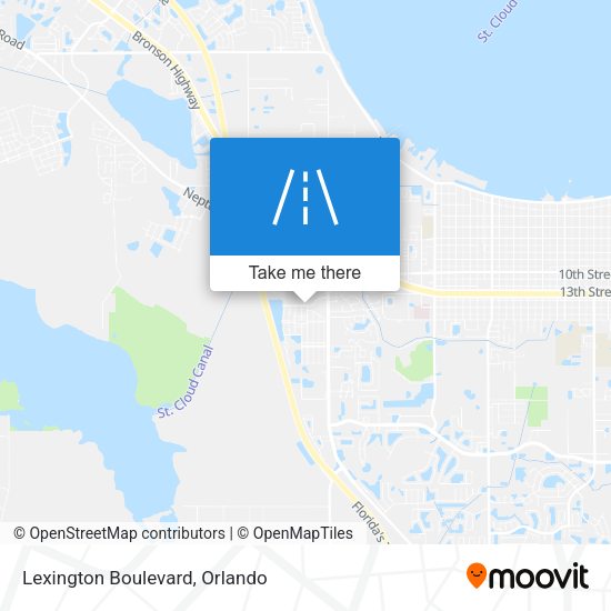 Lexington Boulevard map