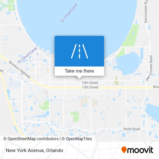 Mapa de New York Avenue