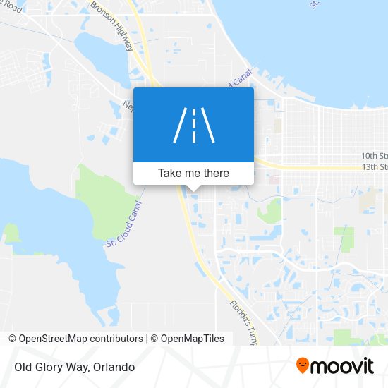Mapa de Old Glory Way