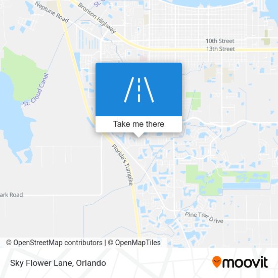 Mapa de Sky Flower Lane
