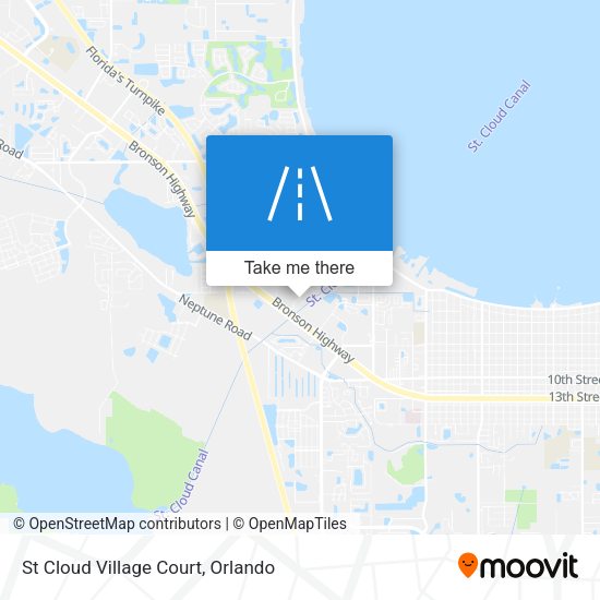 St Cloud Village Court map