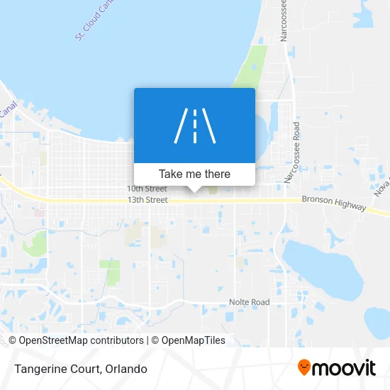 Tangerine Court map