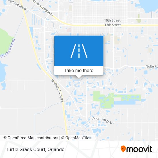 Turtle Grass Court map