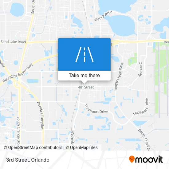 3rd Street map