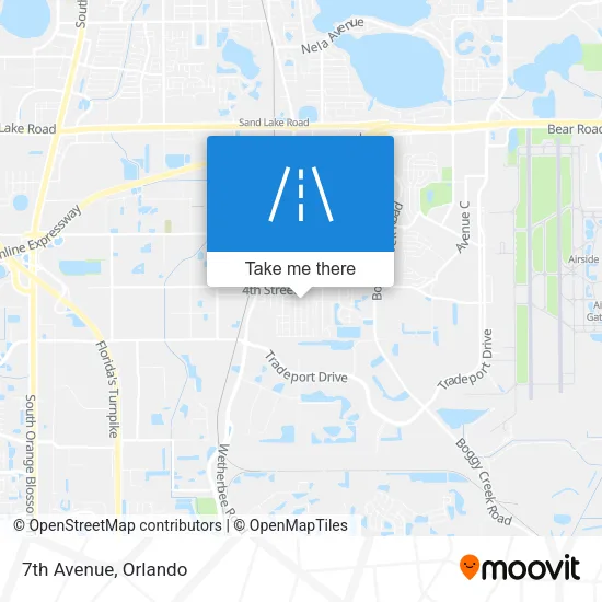 7th Avenue map