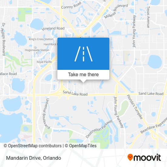 Mapa de Mandarin Drive