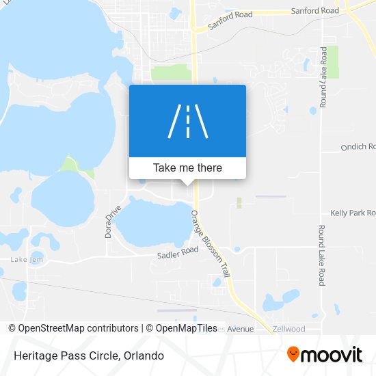 Heritage Pass Circle map