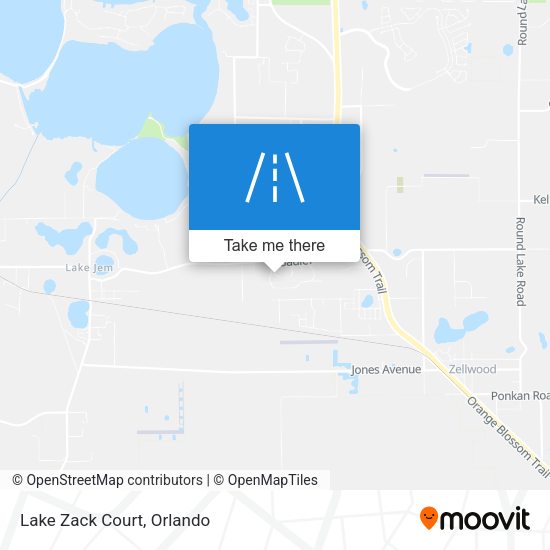 Mapa de Lake Zack Court