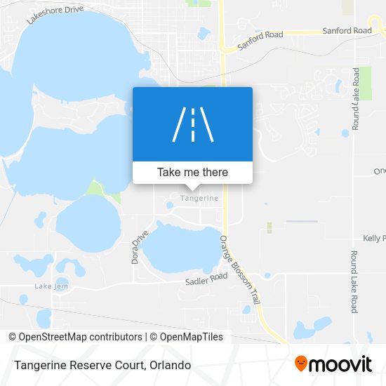 Mapa de Tangerine Reserve Court