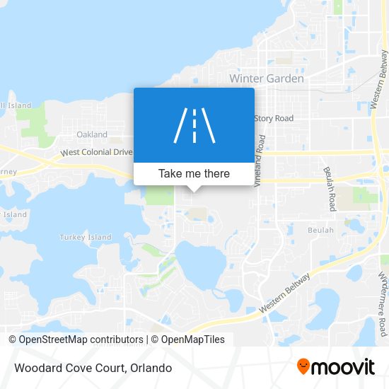 Mapa de Woodard Cove Court