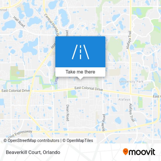 Mapa de Beaverkill Court
