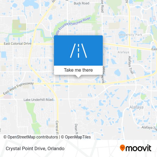 Mapa de Crystal Point Drive