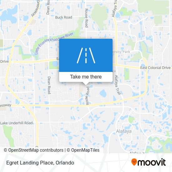 Egret Landing Place map