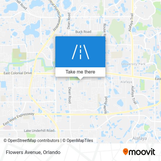 Mapa de Flowers Avenue
