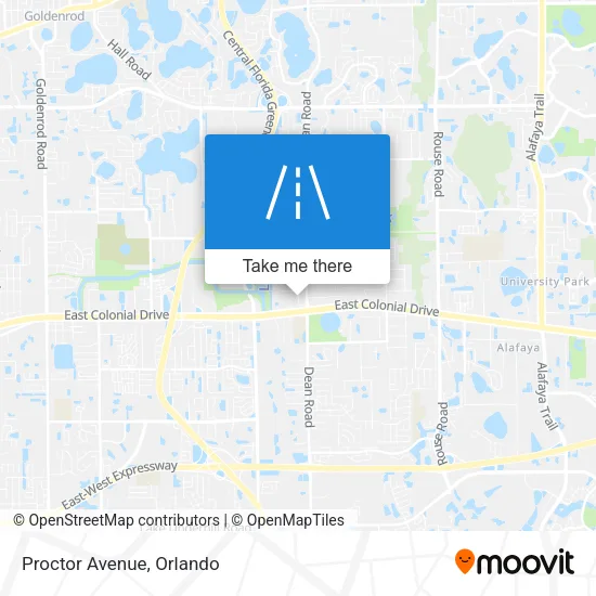 Proctor Avenue map